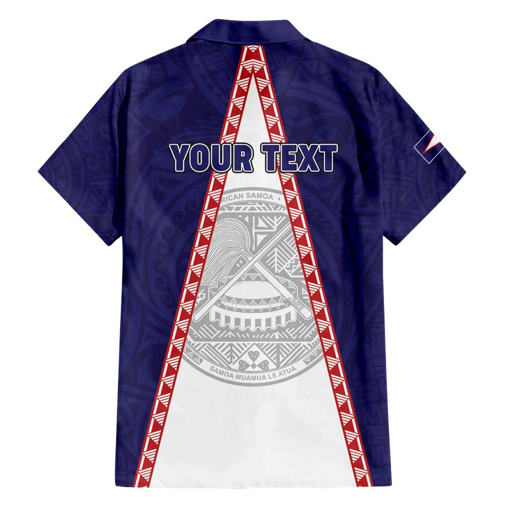 Personalised American Samoa Flag Day Family Matching Short Sleeve Bodycon Dress and Hawaiian Shirt Flag Style LT05 - Polynesian Pride