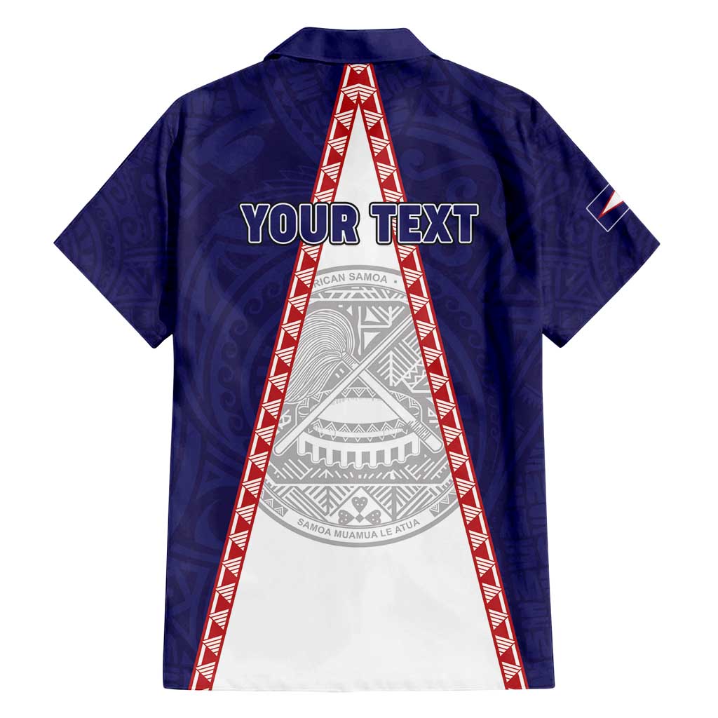 Personalised American Samoa Flag Day Family Matching Tank Maxi Dress and Hawaiian Shirt Flag Style LT05 - Polynesian Pride