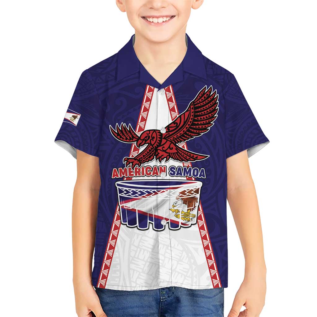 Personalised American Samoa Flag Day Hawaiian Shirt Flag Style