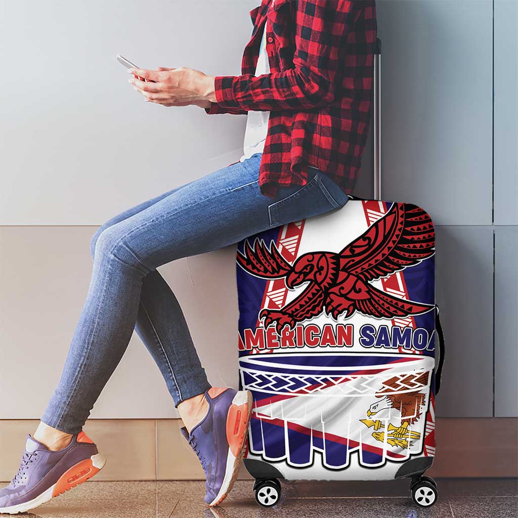American Samoa Flag Day Luggage Cover Flag Style