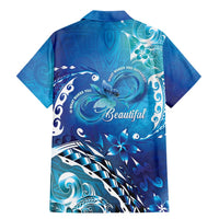 Polynesia Autism Awareness Family Matching Mermaid Dress and Hawaiian Shirt Be In Awe Of My 'Tism LT05 - Polynesian Pride