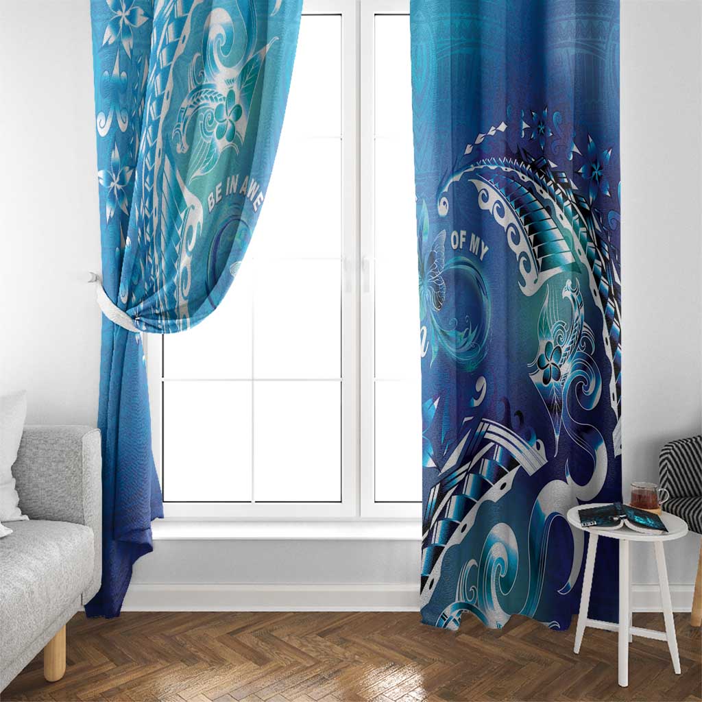 Polynesia Autism Awareness Window Curtain Be In Awe Of My 'Tism