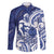 Guam Chief Kepuha Family Matching Off Shoulder Maxi Dress and Hawaiian Shirt Chamorro Pride