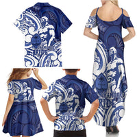 Guam Chief Kepuha Family Matching Summer Maxi Dress and Hawaiian Shirt Chamorro Pride LT05 - Polynesian Pride
