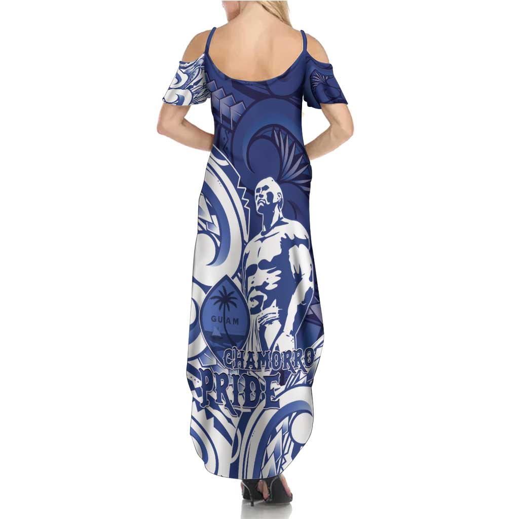 Guam Chief Kepuha Family Matching Summer Maxi Dress and Hawaiian Shirt Chamorro Pride LT05 - Polynesian Pride