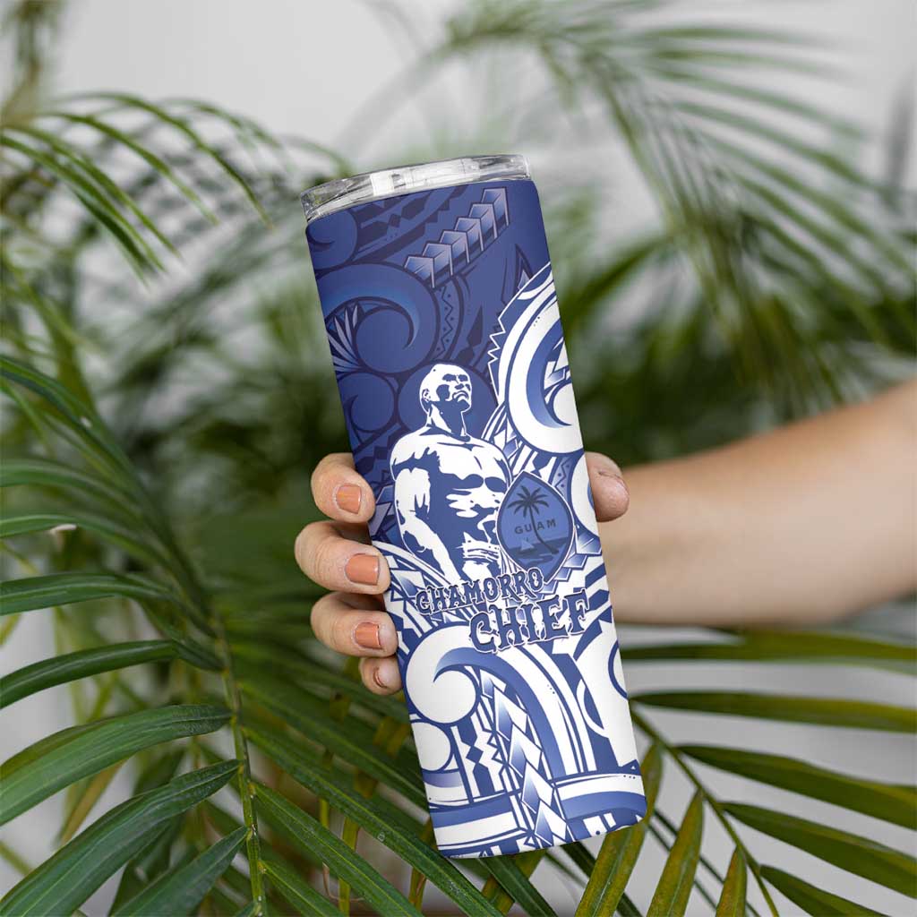 Guam Chief Kepuha Skinny Tumbler Chamorro Pride