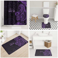 Lupus Warrior Bathroom Set Never Give Up Polynesian Style