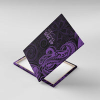 Lupus Warrior Canvas Wall Art Never Give Up Polynesian Style