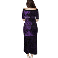 Personalised Lupus Warrior Family Matching Puletasi and Hawaiian Shirt Never Give Up Polynesian Style