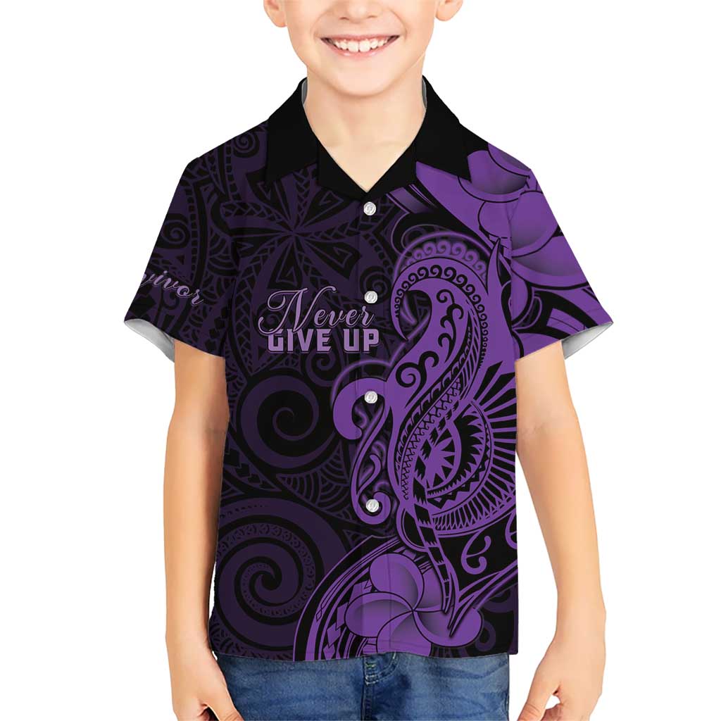 Personalised Lupus Warrior Hawaiian Shirt Never Give Up Polynesian Style