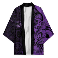 Personalised Lupus Warrior Kimono Never Give Up Polynesian Style