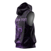 Personalised Lupus Warrior Sleeveless Hoodie Never Give Up Polynesian Style LT05 - Polynesian Pride