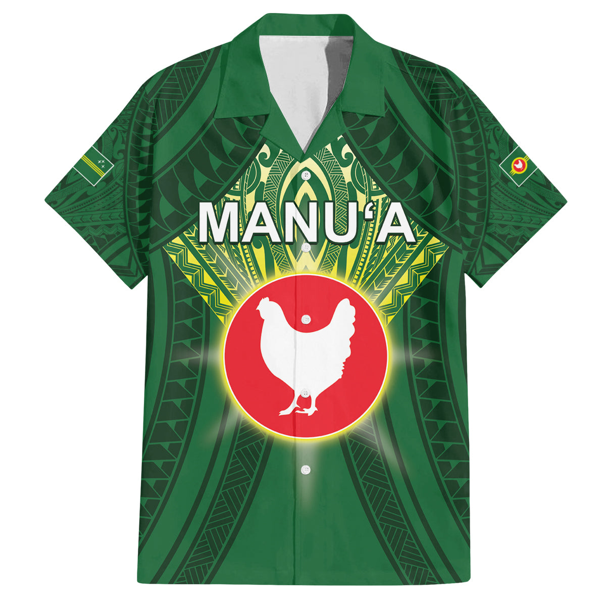 Personalized American Samoa Manu'a Cession Day Family Matching Puletasi and Hawaiian Shirt With Polynesian Pattern