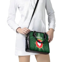 American Samoa Manu'a Cession Day Shoulder Handbag With Polynesian Pattern