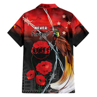 Papua New Guinea Remembrance Day Family Matching Tank Maxi Dress and Hawaiian Shirt Lest We Forget LT05 - Polynesian Pride