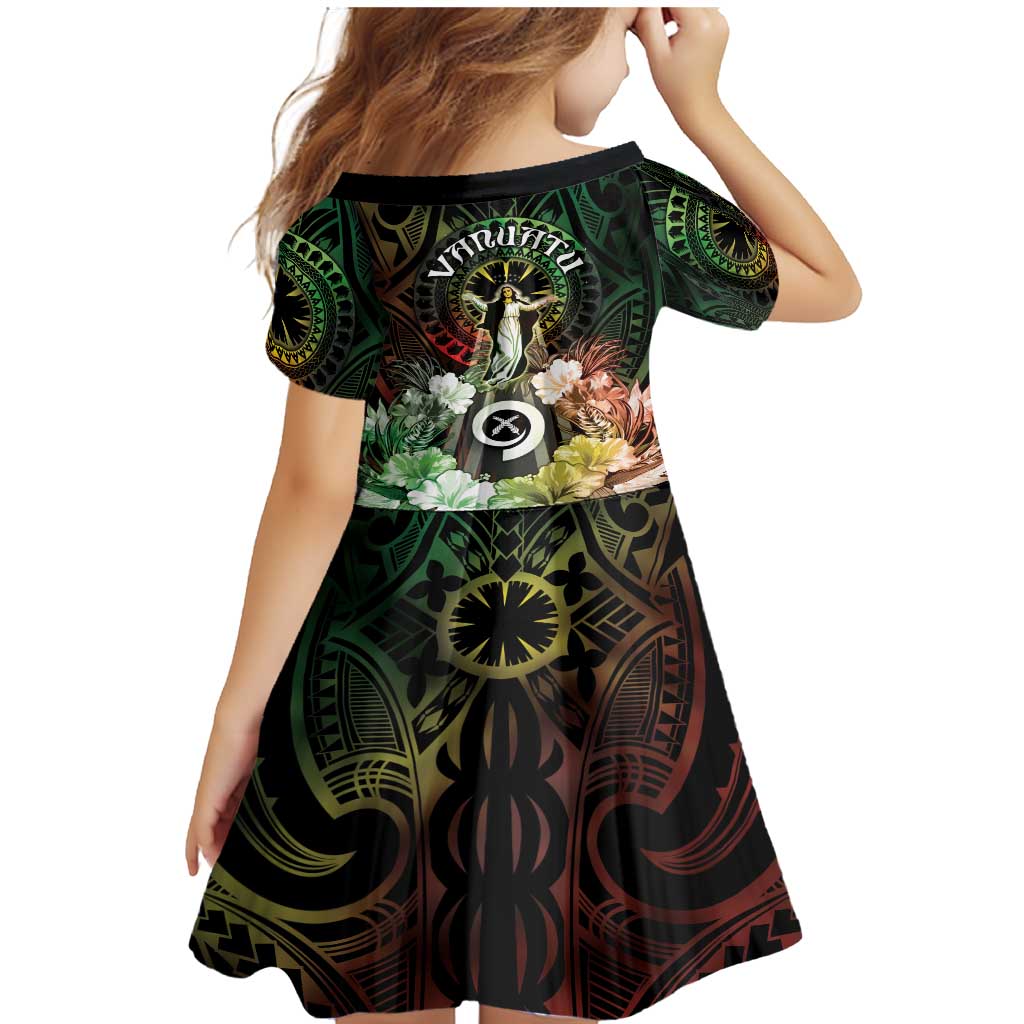 Vanuatu Happy Assumption Day Family Matching Mermaid Dress and Hawaiian Shirt LT05 - Polynesian Pride