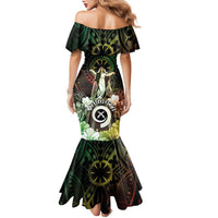 Vanuatu Happy Assumption Day Family Matching Mermaid Dress and Hawaiian Shirt LT05 - Polynesian Pride