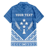 Personalised Kosrae State Gospel Day Family Matching Off Shoulder Maxi Dress and Hawaiian Shirt Simple Style LT05 - Polynesian Pride