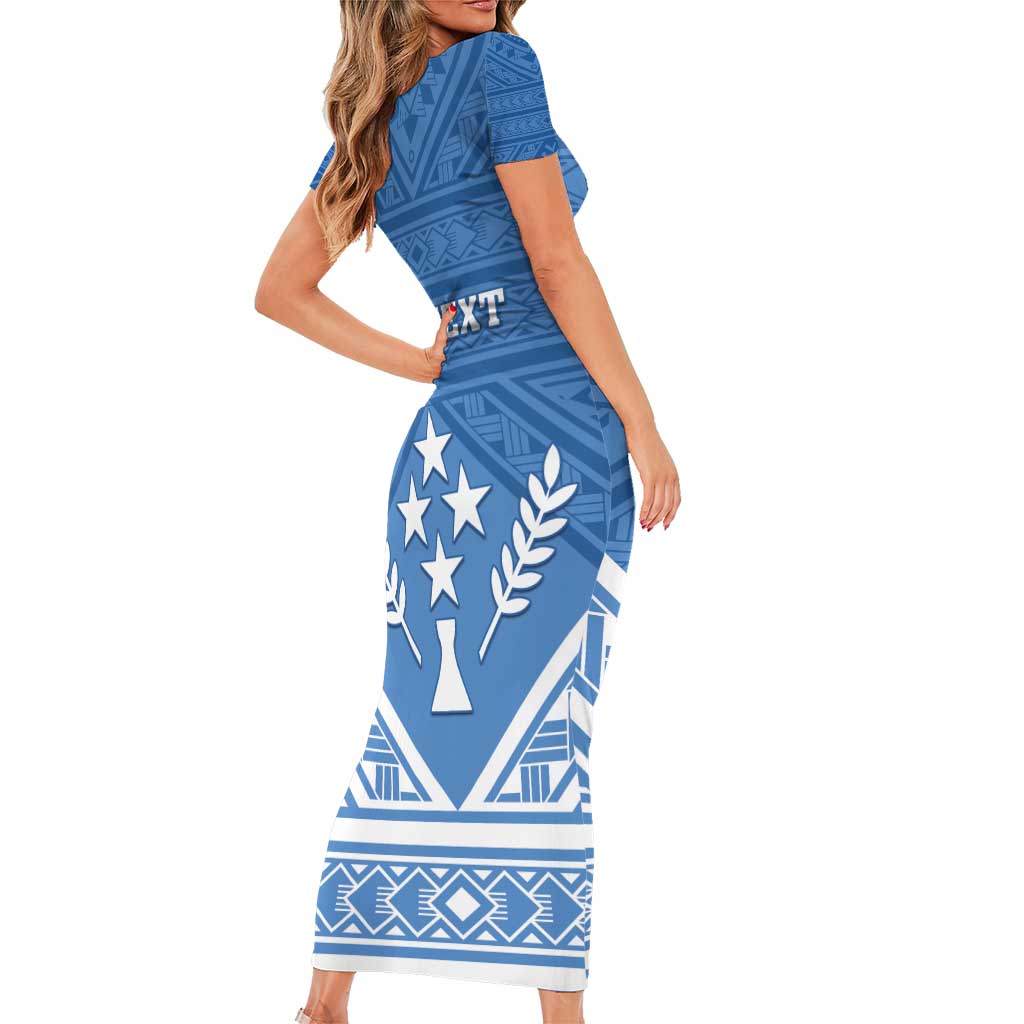 Personalised Kosrae State Gospel Day Family Matching Short Sleeve Bodycon Dress and Hawaiian Shirt Simple Style LT05 - Polynesian Pride