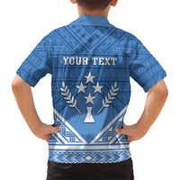 Personalised Kosrae State Gospel Day Family Matching Summer Maxi Dress and Hawaiian Shirt Simple Style LT05 - Polynesian Pride