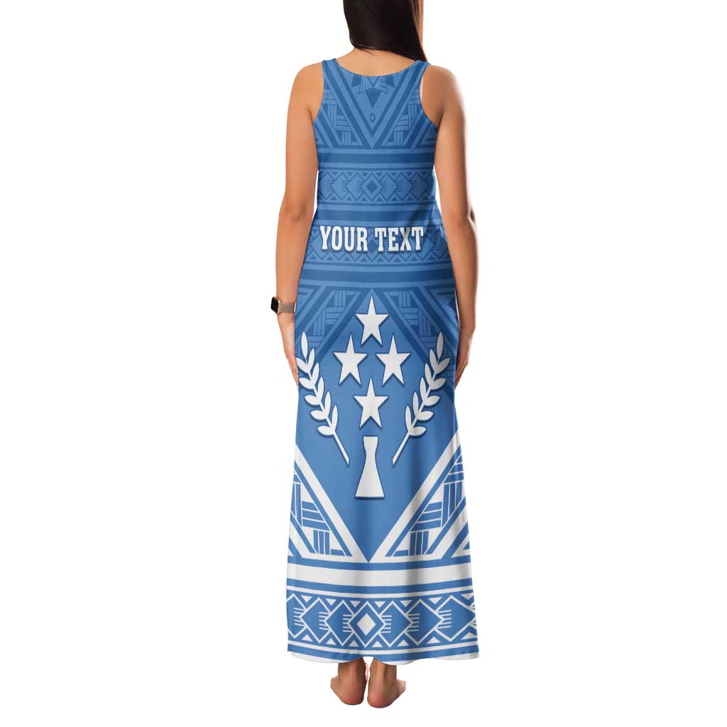 Personalised Kosrae State Gospel Day Family Matching Tank Maxi Dress and Hawaiian Shirt Simple Style LT05 - Polynesian Pride