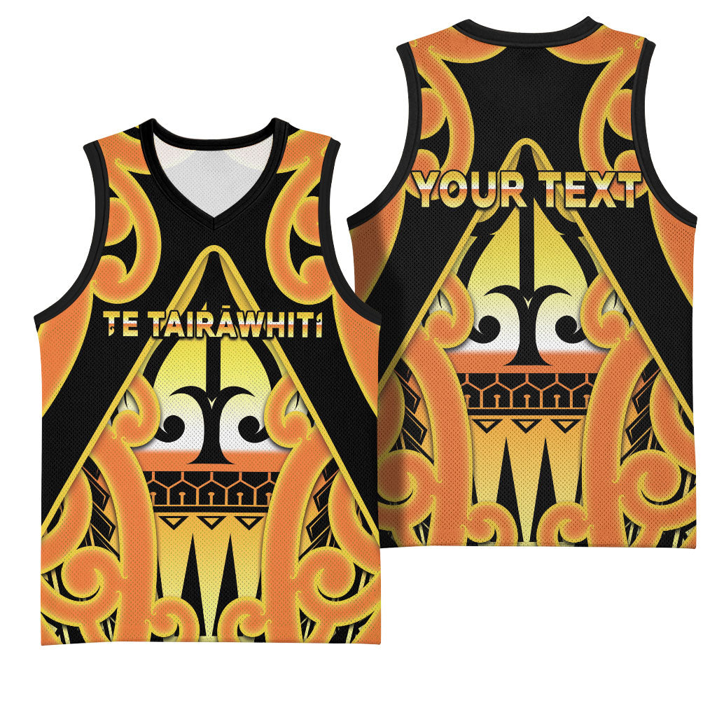 Personalised New Zealand Te Tairawhiti Basketball Jersey Maori Koru Pattern LT05 - Polynesian Pride
