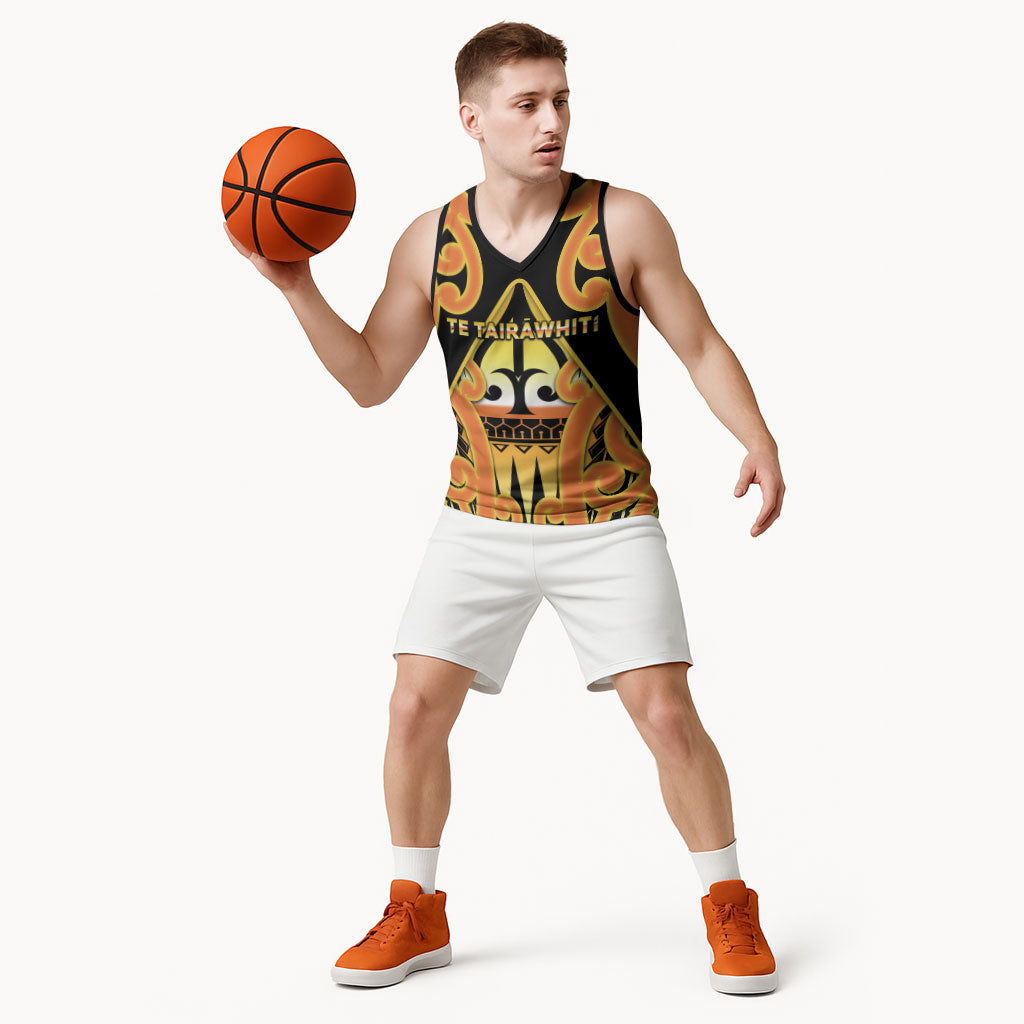 Personalised New Zealand Te Tairawhiti Basketball Jersey Maori Koru Pattern LT05 - Polynesian Pride