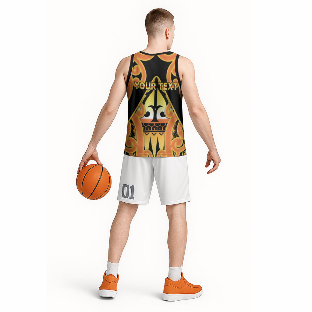 Personalised New Zealand Te Tairawhiti Basketball Jersey Maori Koru Pattern LT05 - Polynesian Pride
