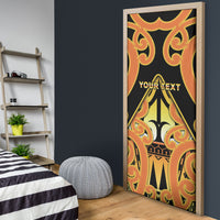 Personalised New Zealand Te Tairawhiti Door Cover Maori Koru Pattern LT05 - Polynesian Pride