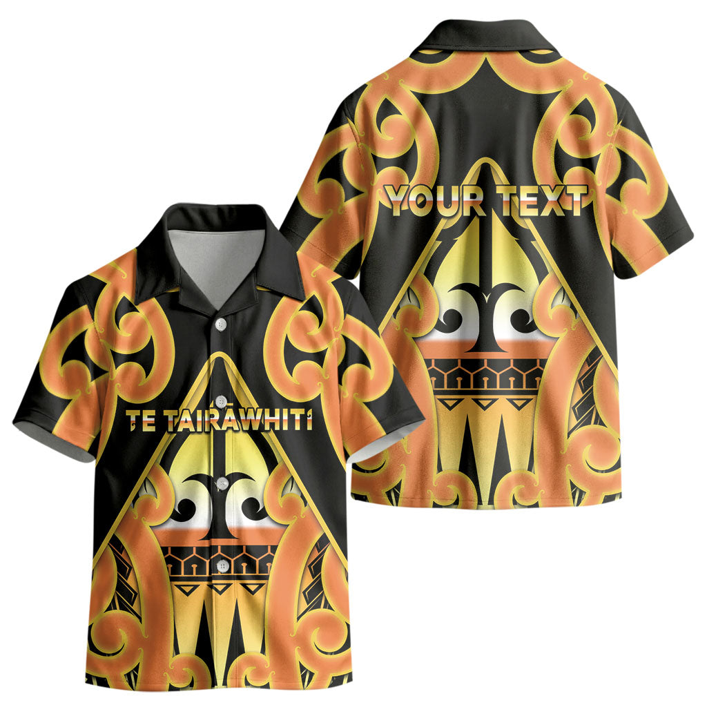 Personalised New Zealand Te Tairawhiti Kid Hawaiian Shirt Maori Koru Pattern LT05 - Polynesian Pride