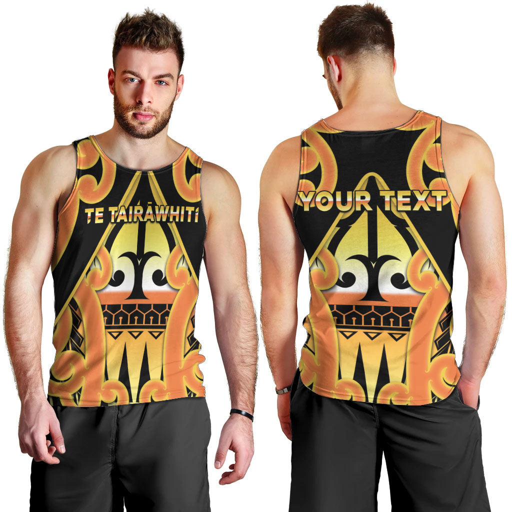 Personalised New Zealand Te Tairawhiti Men Tank Top Maori Koru Pattern LT05 - Polynesian Pride