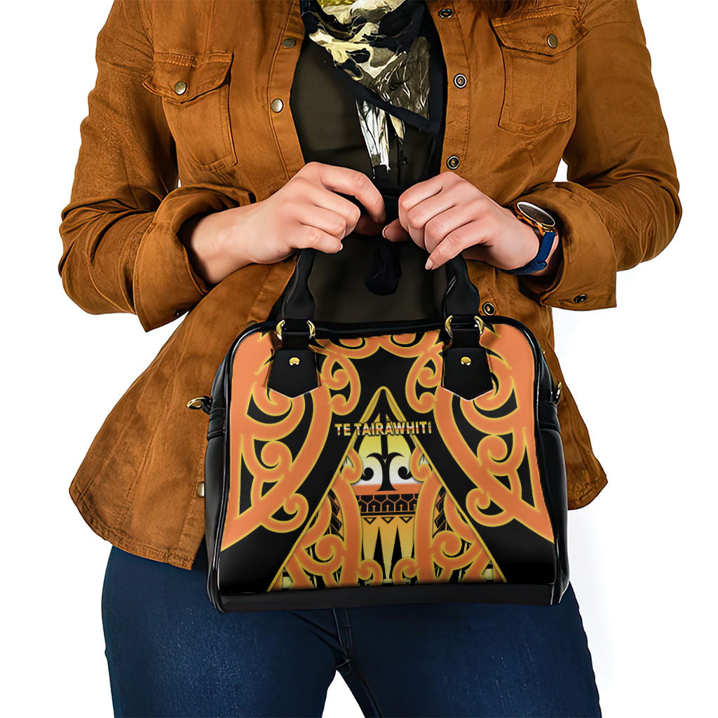 New Zealand Te Tairawhiti Shoulder Handbag Maori Koru Pattern LT05 - Polynesian Pride