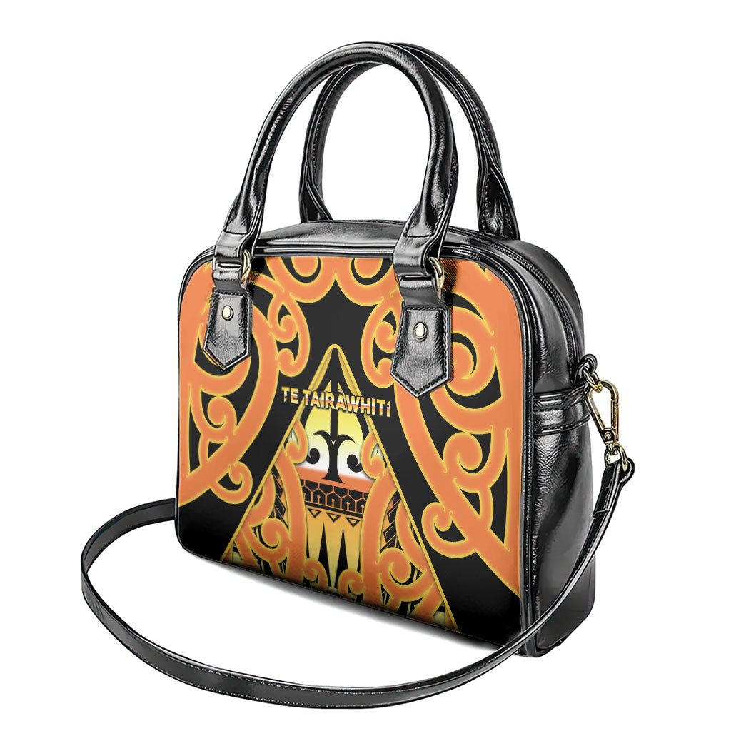 New Zealand Te Tairawhiti Shoulder Handbag Maori Koru Pattern LT05 - Polynesian Pride