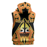 Personalised New Zealand Te Tairawhiti Sleeveless Hoodie Maori Koru Pattern LT05 - Polynesian Pride