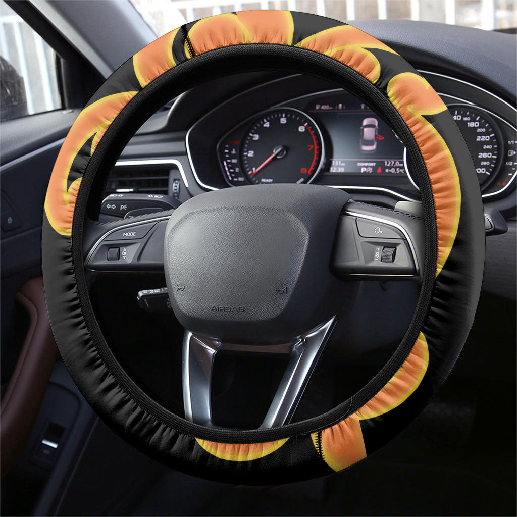 New Zealand Te Tairawhiti Steering Wheel Cover Maori Koru Pattern LT05 - Polynesian Pride