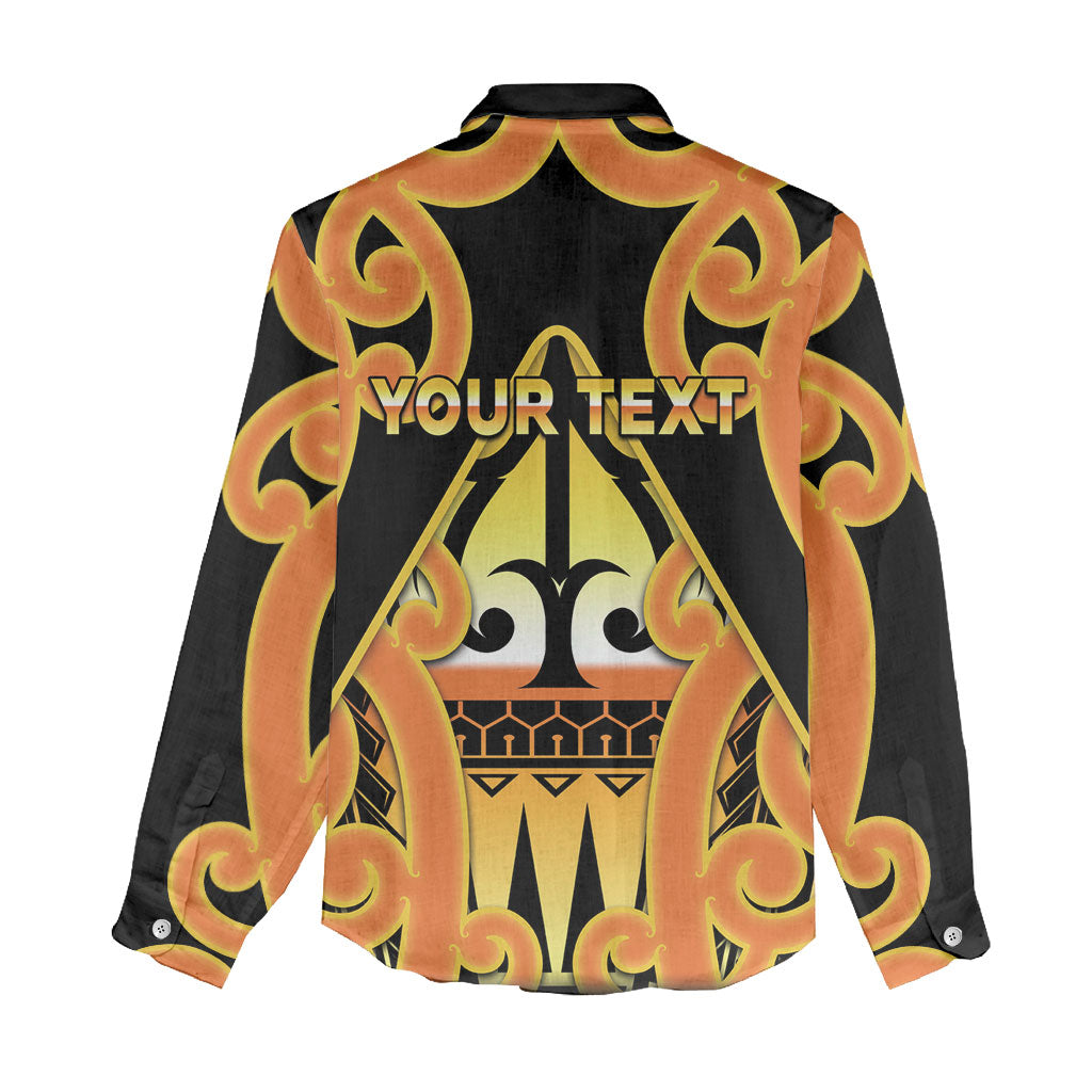 Personalised New Zealand Te Tairawhiti Women Casual Shirt Maori Koru Pattern LT05 - Polynesian Pride