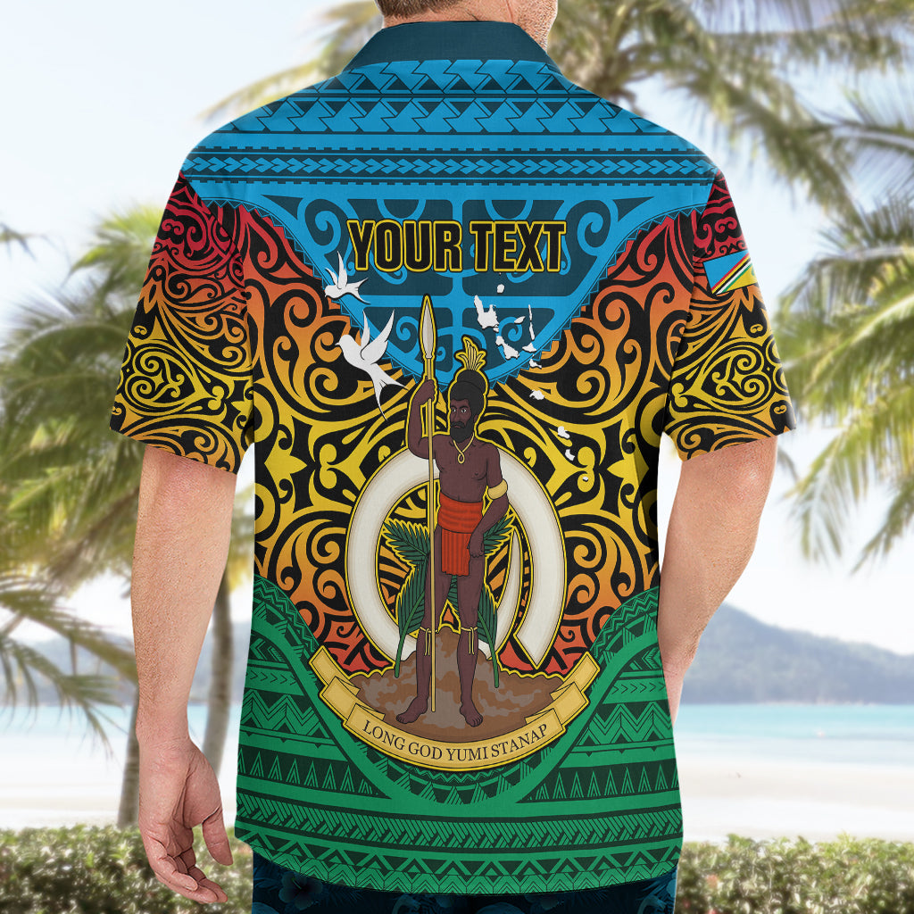 Personalized Vanuatu Torba Province Hawaiian Shirt Vanuatuan Coat Of Arms Polynesian Pattern LT05 - Polynesian Pride
