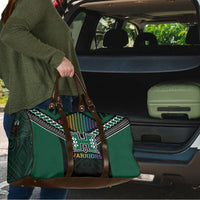 Hawaii Warriors Football Travel Bag Rainbow Kakau Pattern Black LT05 - Polynesian Pride