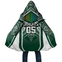 Custom Hawaii Warriors Football Cloak Rainbow Kakau Pattern Green LT05 Unisex Green - Polynesian Pride