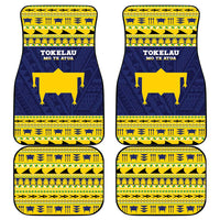 Tokelau Christmas Car Mats Tokelauan Turtle Santa Sleigh