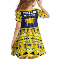 Tokelau Christmas Family Matching Off Shoulder Maxi Dress and Hawaiian Shirt Tokelauan Turtle Santa Sleigh LT05 - Polynesian Pride