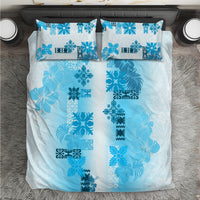 Hawaiian Quilt Bedding Set Vintage Pattern Blue LT05 Blue - Polynesian Pride