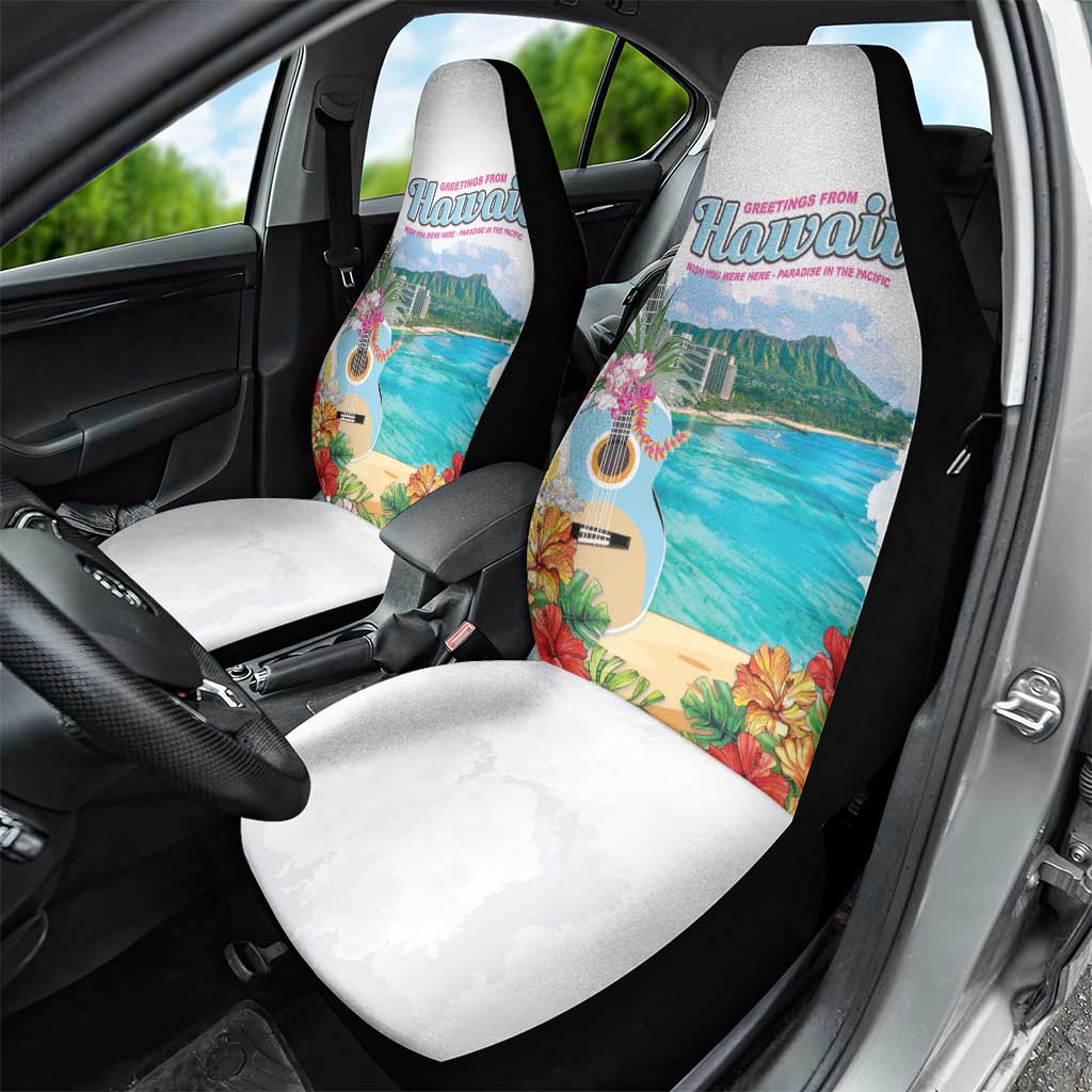 Aloha Hawaii Waikiki Beach Landscape Car Seat Cover LT05 - Polynesian Pride
