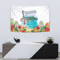 Aloha Hawaii Waikiki Beach Landscape Tapestry LT05 - Polynesian Pride