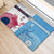 Custom Fiji And USA Palm Tree With Eagle Rubber Doormat LT05 - Polynesian Pride