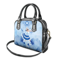 Cook Islands Women's Day Shoulder Handbag With Polynesian Pattern