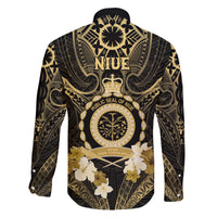 Niue Women's Day Family Matching Off Shoulder Short Dress and Hawaiian Shirt With Polynesian Pattern LT05 - Polynesian Pride