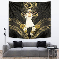 Niue Women's Day Tapestry With Polynesian Pattern