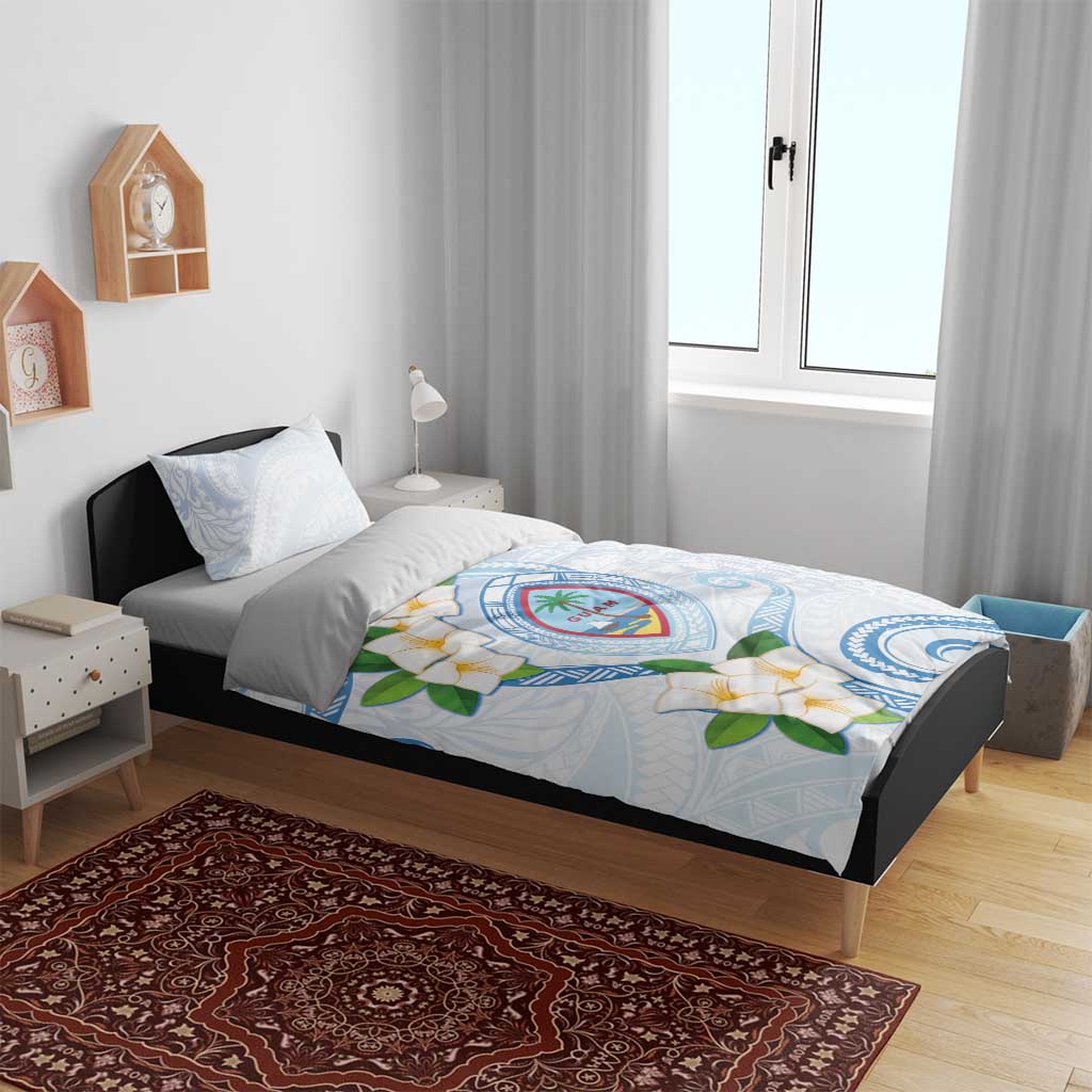 Guam Chamorro Bedding Set Guasali Flowers Curves Style