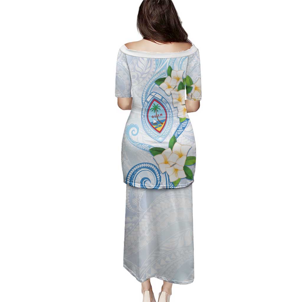 Guam Chamorro Family Matching Puletasi and Hawaiian Shirt Guasali Flowers Curves Style LT05 - Polynesian Pride